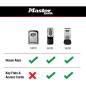 Master Lock Wall Mount Key Lock Box 5-Key Capacity, Push Button, Resettable Combination, Weatherproof Black Master Lock Wall Mount Key Lock Box 5-Key Capacity, Push Button, Resettable Combination, Weatherproof Black
