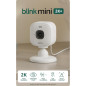 Blink Mini 2K+ Indoor Security Camera – 2K Video, Night Vision, Enhanced Audio, Motion Detection – White Blink Mini 2K+ Indoor Security Camera – 2K Video, Night Vision, Enhanced Audio, Motion Detection – White