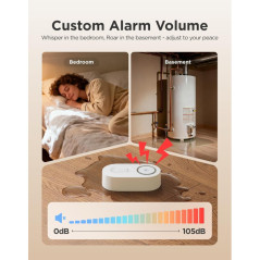 Détecteur Fuite d'Eau Intelligent GoveeLife 3x Longue Portée
