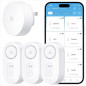 Détecteur de Fuite d'Eau Intelligent GoveeLife 3 pcs, Alarme Rapide, WiFi, Portée 550m, IP67, 5 Ans Batterie Détecteur de Fuite d'Eau Intelligent GoveeLife 3 pcs, Alarme Rapide, WiFi, Portée 550m, IP67, 5 Ans Batterie
