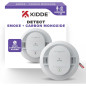 Kidde 30CUAR Smoke & CO Detector, Hardwired with AA Backup, Wired Interconnect, LED Status, 1 Pack Kidde 30CUAR Smoke & CO Detector, Hardwired with AA Backup, Wired Interconnect, LED Status, 1 Pack