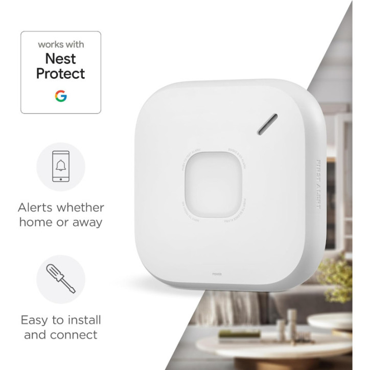 First Alert SC5 Smart Hardwire Smoke & Carbon Monoxide Alarm - Model SMCO600NV-AC