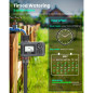 Minuteur Robinet Jardin Extérieur, Programmable avec Retard Pluie, Manuel, Automatique - Irrigation Goutte à Goutte, 1 Sortie