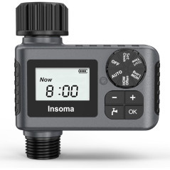 Programmable Outdoor Garden Hose Faucet Timer with Rain Delay & Manual