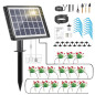 49FT Solar Drip Irrigation Kit for 15 Pots, 25 Timer Modes, 900ml/min Flow, Solar & USB Powered 49FT Solar Drip Irrigation Kit for 15 Pots, 25 Timer Modes, 900ml/min Flow, Solar & USB Powered