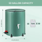 Baril Pluvial Pliable 53 Gal - Réservoir Portable avec Robinet, Filtre & Kit Débordement pour Collecte d'Eau de Pluie Baril Pluvial Pliable 53 Gal - Réservoir Portable avec Robinet, Filtre & Kit Débordement pour Collecte d'Eau de Pluie
