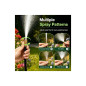 Système d'Irrigation Pro-Series 200FT avec 32 buses cuivre 360°, kit pulvérisateur anti-fuite rapide pour jardin