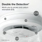Kidde Smart Smoke & CO Detector with Ring, Battery-Powered AA, Model RGCUDR-RW