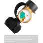 Indicateur de niveau et détecteur de fuite pour réservoir propane 5-40 lb avec connexion QCC1 Type 1 Indicateur de niveau et détecteur de fuite pour réservoir propane 5-40 lb avec connexion QCC1 Type 1
