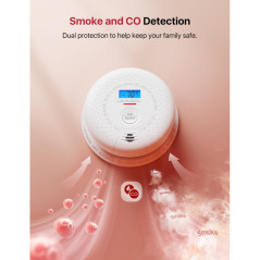 X-Sense SC01 Smoke & CO Detector | 10-Year Battery, LCD Display, UL Certified