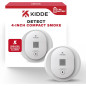 Kidde 10SDR Compact Smoke Detector, Battery-Powered, 4-Inch, LED Status Lights, 85 dB Alarm for Homes Kidde 10SDR Compact Smoke Detector, Battery-Powered, 4-Inch, LED Status Lights, 85 dB Alarm for Homes