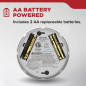Kidde 10SDR Compact Smoke Detector, Battery-Powered, 4-Inch, LED Status Lights, 85 dB Alarm for Homes Kidde 10SDR Compact Smoke Detector, Battery-Powered, 4-Inch, LED Status Lights, 85 dB Alarm for Homes