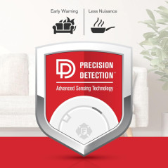 First Alert SMCO100 Battery Combination Smoke & Carbon Monoxide Alarm - Reliable Home Safety Detector