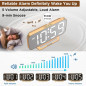Peakeep Slim Digital Mirror Alarm Clock, Large LED, 6 Dimmers, Battery Backup – Gold, Modern Desk Clock Peakeep Slim Digital Mirror Alarm Clock, Large LED, 6 Dimmers, Battery Backup – Gold, Modern Desk Clock