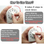 60-Minute Wind-Up Visual Mechanical Timer with Loud Alarm – Manual Countdown for Home, Classroom & Cooking (White) 60-Minute Wind-Up Visual Mechanical Timer with Loud Alarm – Manual Countdown for Home, Classroom & Cooking (White)