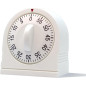 60-Minute Wind-Up Visual Mechanical Timer with Loud Alarm – Manual Countdown for Home, Classroom & Cooking (White) 60-Minute Wind-Up Visual Mechanical Timer with Loud Alarm – Manual Countdown for Home, Classroom & Cooking (White)