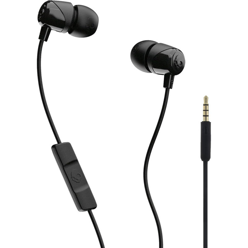 Skullcandy Jib Wired Earbuds with 3.5mm AUX Plug - Black Stylish