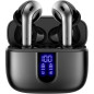 TAGRY Écouteurs Bluetooth True Wireless 60H Lecture LED Charge Sans Fil IPX5 Micro pour Sport TV PC