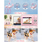 Lecran Appareil Photo Numérique FHD 1080P Rose, 32GB, Zoom 16X, Anti-Tremblement, Cadeau Idéal Enfants Lecran Appareil Photo Numérique FHD 1080P Rose, 32GB, Zoom 16X, Anti-Tremblement, Cadeau Idéal Enfants