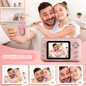 Appareil Photo Enfant Makolle Rose HD avec Trépied et Carte SD, Cadeau Anniversaire Noël 3-12 ans Appareil Photo Enfant Makolle Rose HD avec Trépied et Carte SD, Cadeau Anniversaire Noël 3-12 ans