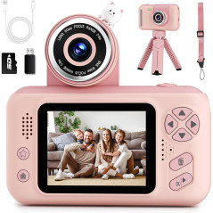 Makolle Kids Camera for Girls 3-12 | HD Video Camcorder & Tripod Gift