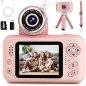 Appareil Photo Enfant Makolle Rose HD avec Trépied et Carte SD, Cadeau Anniversaire Noël 3-12 ans Appareil Photo Enfant Makolle Rose HD avec Trépied et Carte SD, Cadeau Anniversaire Noël 3-12 ans