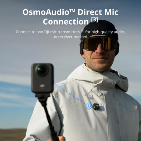 DJI Osmo 360 Essential Combo | 8K 360° Camera & Invisible Selfie Stick