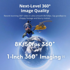 DJI Osmo 360 Essential Combo | 8K 360° Camera & Invisible Selfie Stick