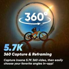 Insta360 X3 5.7K 360 Action Camera with FlowState Stabilization & AI