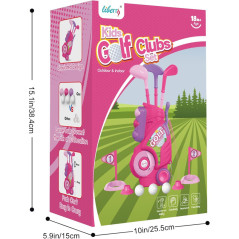 Set de golf Liberry enfant 1-4 ans, rose, cadeau idéal