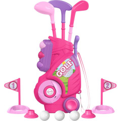 Set de golf Liberry enfant 1-4 ans, rose, cadeau idéal