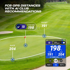 Blue Tees Golf Player Pro GPS Speaker 2026, AI Powered, 42,000+ Courses, Visual & Audible Alerts, IP67 Waterproof