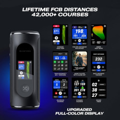 Blue Tees Golf Player Pro GPS Speaker 2026, AI Powered, 42,000+ Courses, Visual & Audible Alerts, IP67 Waterproof