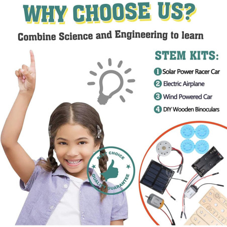 Kits STEM Enfants 8-14 ans - Jouets Scientifiques & Cadeaux