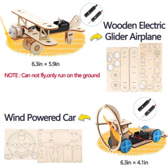 Kits STEM Enfants 8-14 ans, Jouets Scientifiques et de Construction, Voiture Solaire, Cadeaux Garçons