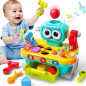 iPlay iLearn Banc Musical Bébé, Jeu d’Apprentissage, Coffret Outils Enfant 1-3 Ans, Cadeau Anniversaire