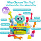 iPlay iLearn Banc Musical Bébé, Jeu d’Apprentissage, Coffret Outils Enfant 1-3 Ans, Cadeau Anniversaire