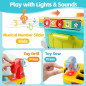 iPlay iLearn Banc Musical Bébé, Jeu d’Apprentissage, Coffret Outils Enfant 1-3 Ans, Cadeau Anniversaire