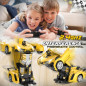 Transform RC Car for Boys 4-12, Yellow Drift Toy with One-Button Transform, 360° Rotation, 2.4GHz, 1:18 Scale Transform RC Car for Boys 4-12, Yellow Drift Toy with One-Button Transform, 360° Rotation, 2.4GHz, 1:18 Scale