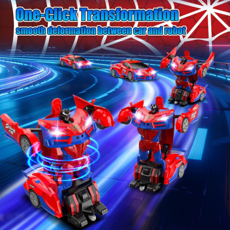 Voiture Télécommandée Spider Transform 2.4GHz pour Enfants 4-7 Ans