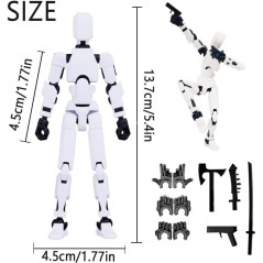 2026 New 3D Printed Titan & Nova 13 Multi-Jointed Action Figures Set