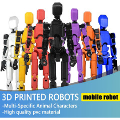2026 New 3D Printed Titan & Nova 13 Multi-Jointed Action Figures Set