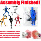 2026 Titan 13 & Dummy Robot 13 Multi-Jointed 3D Printed Action Figures Set - 5pcs Collector Desktop Decor