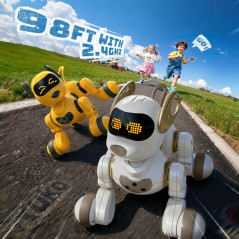 Ruko 18011 Smart Robot Dog Toy | Interactive Puppy with LED Expressions