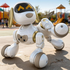 Ruko 18011 Smart Robot Dog Toy | Interactive Puppy with LED Expressions