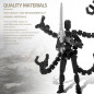 Assembly Completed T 3D Printed Dummy Robot 13 Action Figure, Upgraded Joints, Collector's Desktop Ornament, 5.5 Black Assembly Completed T 3D Printed Dummy Robot 13 Action Figure, Upgraded Joints, Collector's Desktop Ornament, 5.5 Black