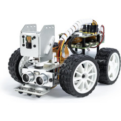 SunFounder Picar-X AI Robot Car Kit for Raspberry Pi 5/4/3B+/Zero 2W, Voice & Video Recognition, Python, Scratch (RPI Not In