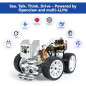 SunFounder Picar-X AI Robot Car Kit for Raspberry Pi 5/4/3B+/Zero 2W, Voice & Video Recognition, Python, Scratch (RPI Not In SunFounder Picar-X AI Robot Car Kit for Raspberry Pi 5/4/3B+/Zero 2W, Voice & Video Recognition, Python, Scratch (RPI Not In