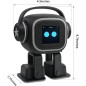 AI Chatbot Robot with Emotional Interaction, Singing, Dancing, Voice Control, Emojis & Personalization – Ideal Gift for Home