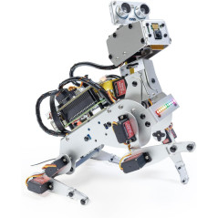 Kit Robot Chien AI SunFounder PiDog pour Raspberry Pi 5/4/3B+/Zero 2W, Reconnaissance Voix/Video, Python, Caméra